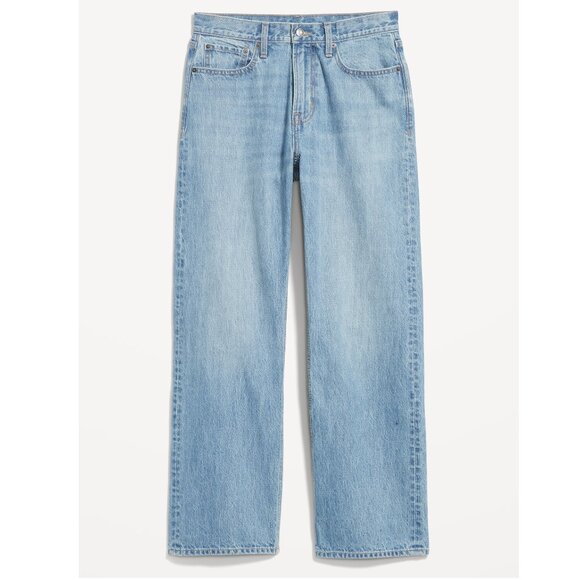 Old Navy Men’s Loose Fit Jeans – Light Wash, Worn Once - Picture 1 of 3